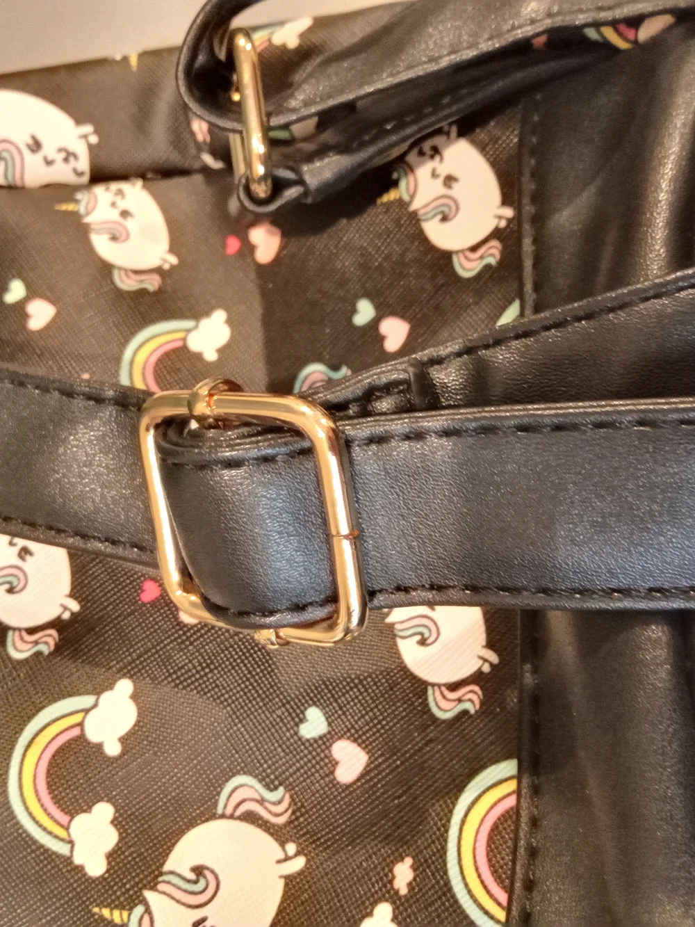 LD Pusheen Cat Unicorn Rainbow Hearts Mini Backpack